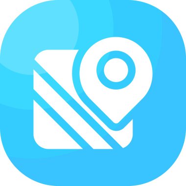 harita pin simgesi, vektör illüstrasyonu