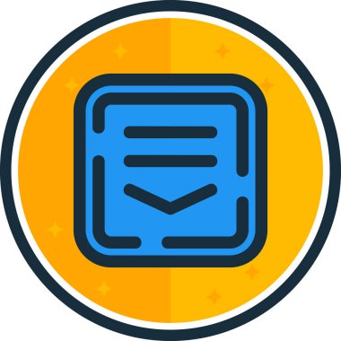 Harf simgesi vektör illüstrasyonu