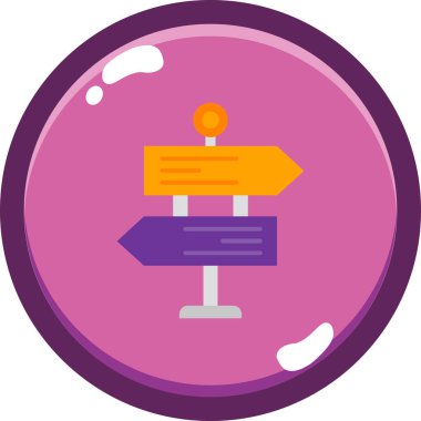 tahta konum haritası simgesi düz biçimli