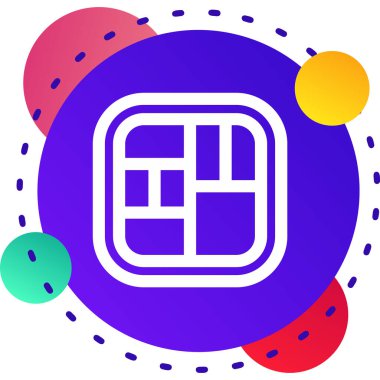 renk çizgisi, beyaz arkaplanda izole edilmiş kart simgesi oynuyor. Kumarhane. Değişken rastgele dinamik şekiller. vektör illüstrasyonu