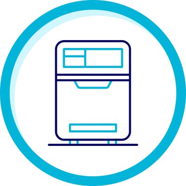 Buzdolabı kutsal kişilerin resmi, vektör çizim