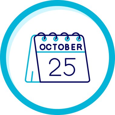 Takvim simgesinin vektör illüstrasyonu