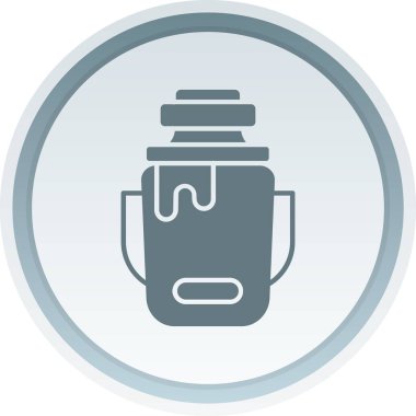 Su şişesinin vektör simgesi