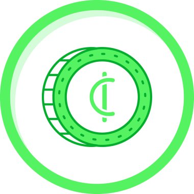 Çizgi Araba Tekerleği simgesi beyaz arkaplanda izole edildi. Renkli taslak konsepti. Vektör.