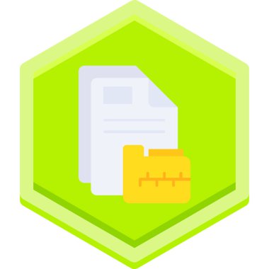 belge dizini vektör illüstrasyonuName