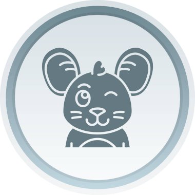 hayvan vektör simgesi. Web ve mobil için basit vektör illüstrasyonu