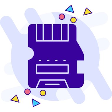 Yazıcı makinesi renk simgesi. vektör illüstrasyonu