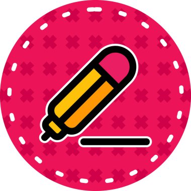 b 'nin vektör illüstrasyonu