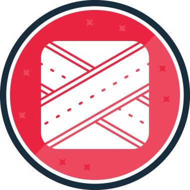 Amerikan bayrağı vektör simgesi modern illüstrasyon tasarımı