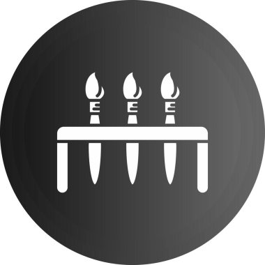 Mum simgesi vektör illüstrasyonu