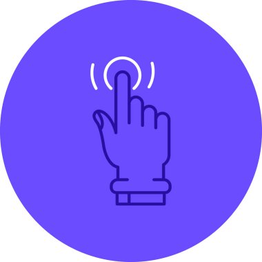 Akıllı saat simgesi vektör illüstrasyon tasarımına sahip el