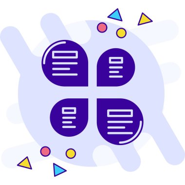 Renk çizgisi DNA mühendisliği simgesi beyaz arkaplanda izole edildi. Genetik mühendisliği, genetik testler, klonlama, klonlama. Rastgele dinamik şekiller dizisi