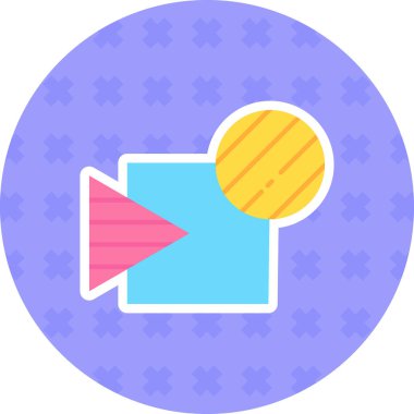 Web simgesi çal, basit vektör illüstrasyonu