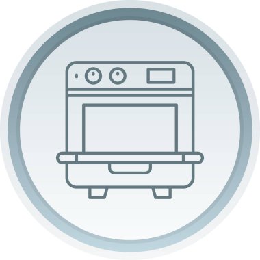 mutfak fırın kutsal kişilerin resmi, vektör çizim