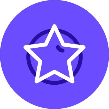 Vektör yıldız web simgesi