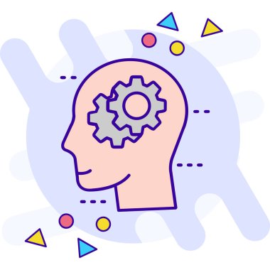 dişli simgesi, vektör çizimi