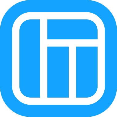 Bina. Web simgesi basit tasarım