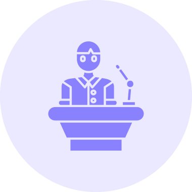 Robot simgesinin vektör illüstrasyonu