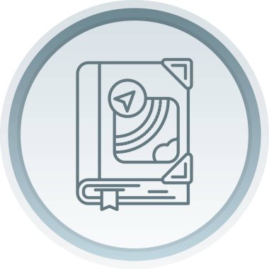 Eşsiz Yazıcı Vektör Satır Simgesi