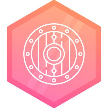 Blockchain 'in eşsiz modern vektör simgesi