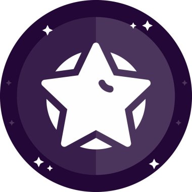 yıldız simgesi vektör illüstrasyonu