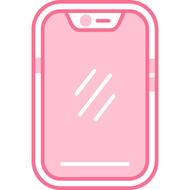 Akıllı telefon. Web simgesi basit illüstrasyon