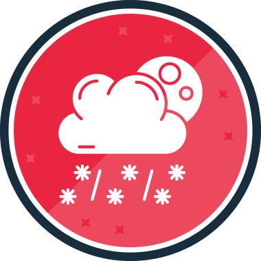 Kar bulutu tanecikli simgeyi yuvarladı