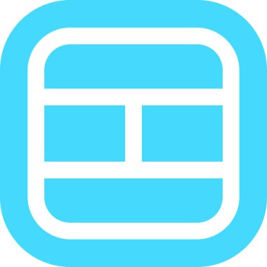 Kart simgesi, vektör illüstrasyonu