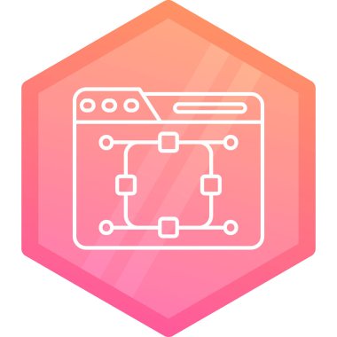 renk çizgisi akıllı ev simgesi beyaz arkaplanda izole edildi. Uzaktan kumanda. Değişken rastgele dinamik şekiller. vektör.