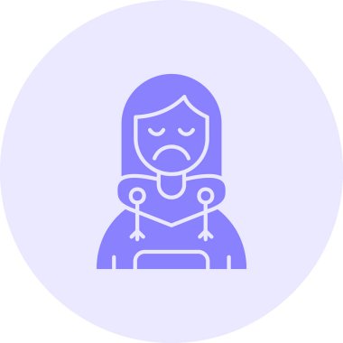 avatar. Web simgesi basit illüstrasyon