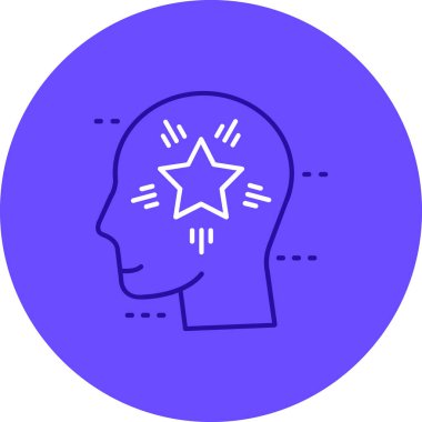 Ana hatları doldurulmuş baş simgesi beyaz arkaplanda izole. baş sembolü. vektör.