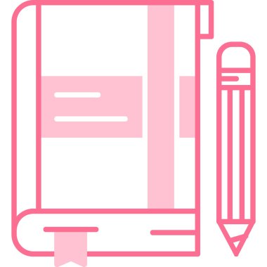 Kalem. Web simgesi basit illüstrasyon