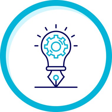 ampul simgesi vektör illüstrasyonu