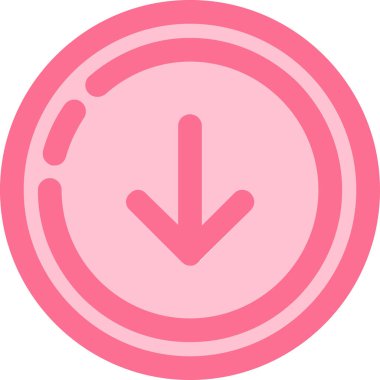 Saat. Web simgesi basit tasarım