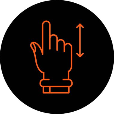 el imleç vektör simgesi modern illüstrasyon