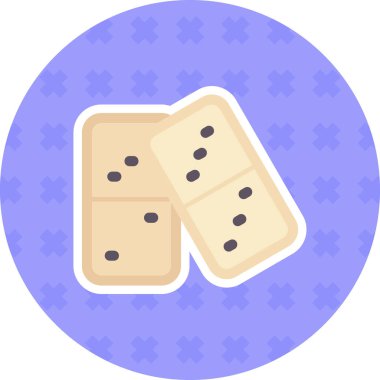 Tek bir simgenin vektör illüstrasyonu