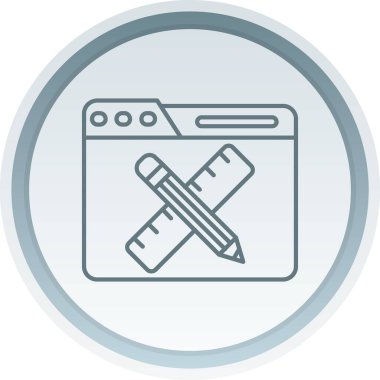 Modern simgenin vektör illüstrasyonu