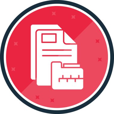 Kağıt simgesi olan bir yazıcının vektör çizimi