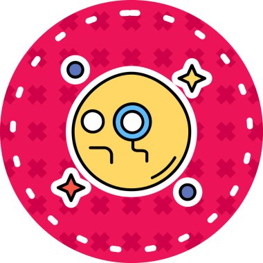 Emoji. Web simgesi vektör illüstrasyonu