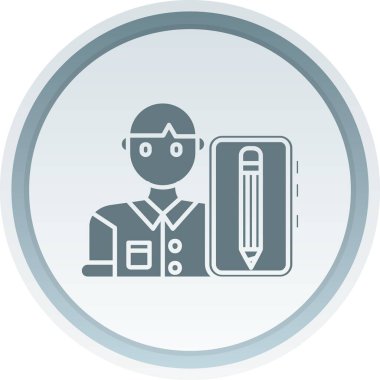 Robot simgesinin vektör illüstrasyonu