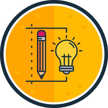 Modern bir simgenin vektör illüstrasyonu