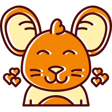 Sevimli sincap çizgi film karakteri