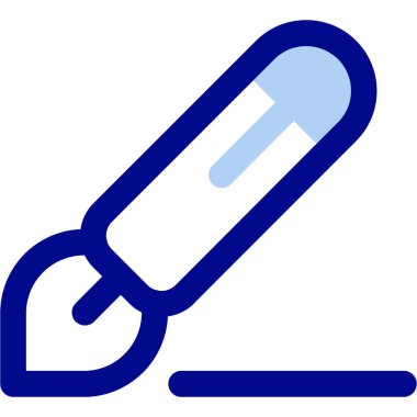 Termometre. Web simgesi vektör illüstrasyonu