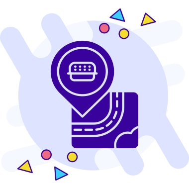 Mikrofonlu bir adamın vektör çizimi