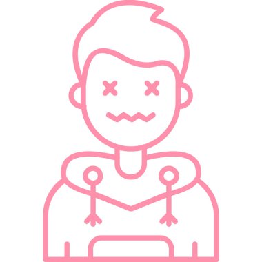 Kızgın Avatar. Basit resimleme