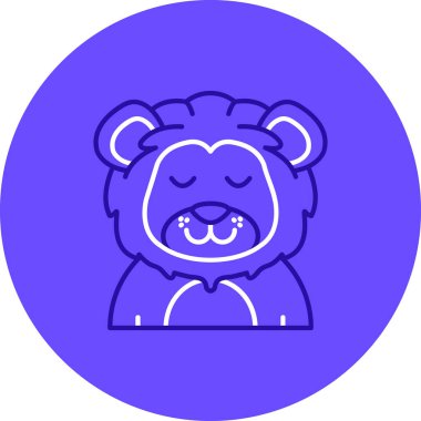 Ayı. Web simgesi basit illüstrasyon