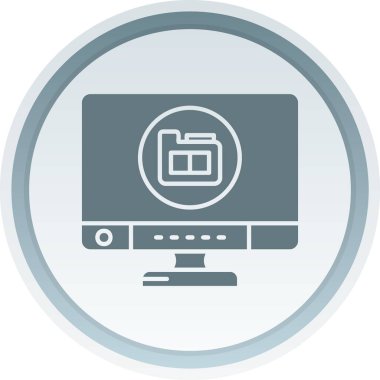 izleyici ikon vektör illüstrasyonu