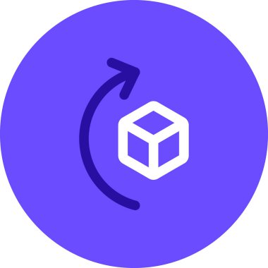 kutu simgesi, vektör illüstrasyonu basit tasarım