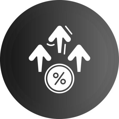 İndirim simgesi vektör illüstrasyonu