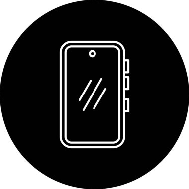 Akıllı telefon simgesinin vektör illüstrasyonu